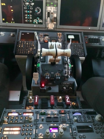 Interior of Boeing 737 MAX Icelandair