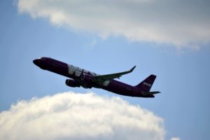 Departure of WOW air Airbus A321 from Sheremetyevo, Moscow during World Cup 2018 on 17.06.18 // Source: Dmitry Dulin