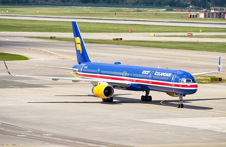 Departure of Icelandair Boeing 753 TF-ISX from Sheremetyevo, Moscow during World Cup 2018 on 17.06.18 // Source: Sergey Popkov