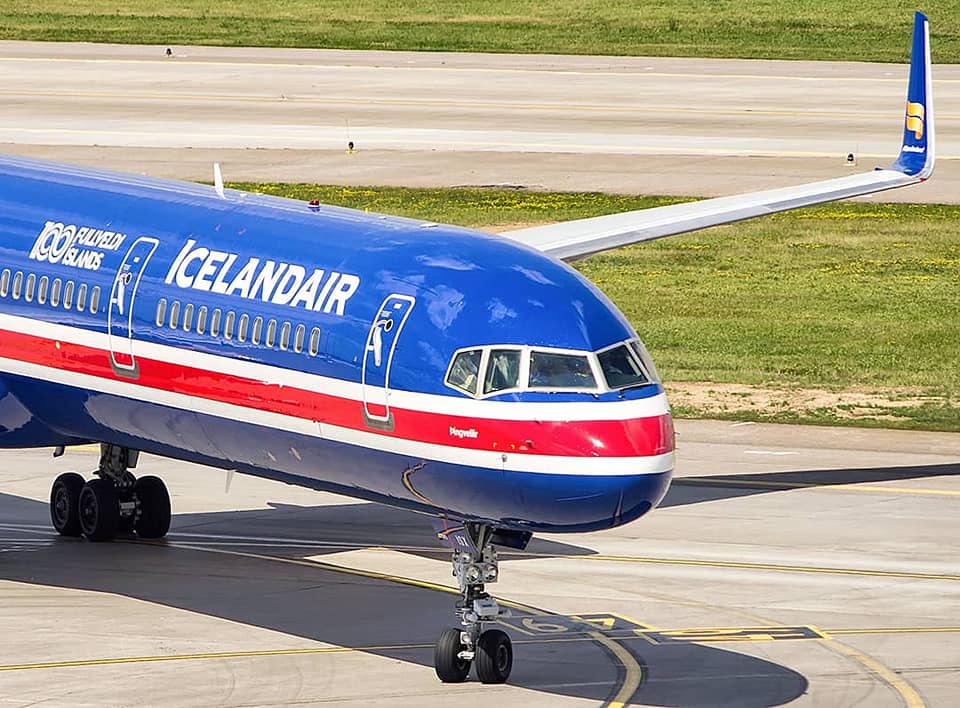 Departure of Icelandair Boeing 753 TF-ISX from Sheremetyevo, Moscow during World Cup 2018 on 17.06.18 // Source: Sergey Popkov