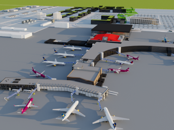 The plan of reconstruction of main terminal of Keflavik airport // Source: Isavia