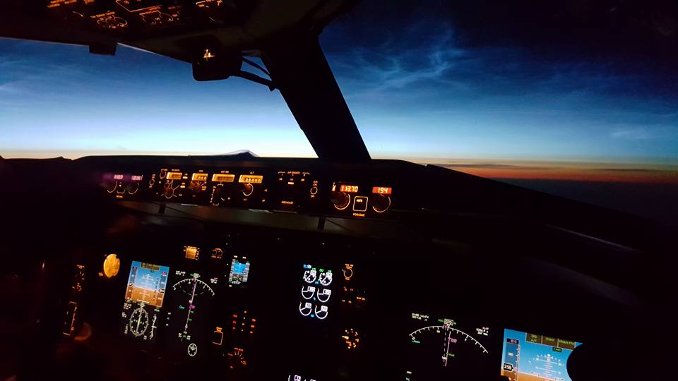 The view from Icelandair Boeing 757 // Source: Matthías Sveinbjörnsson