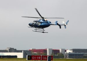 Bell 407 in Reykjavik airport // Source: Helo