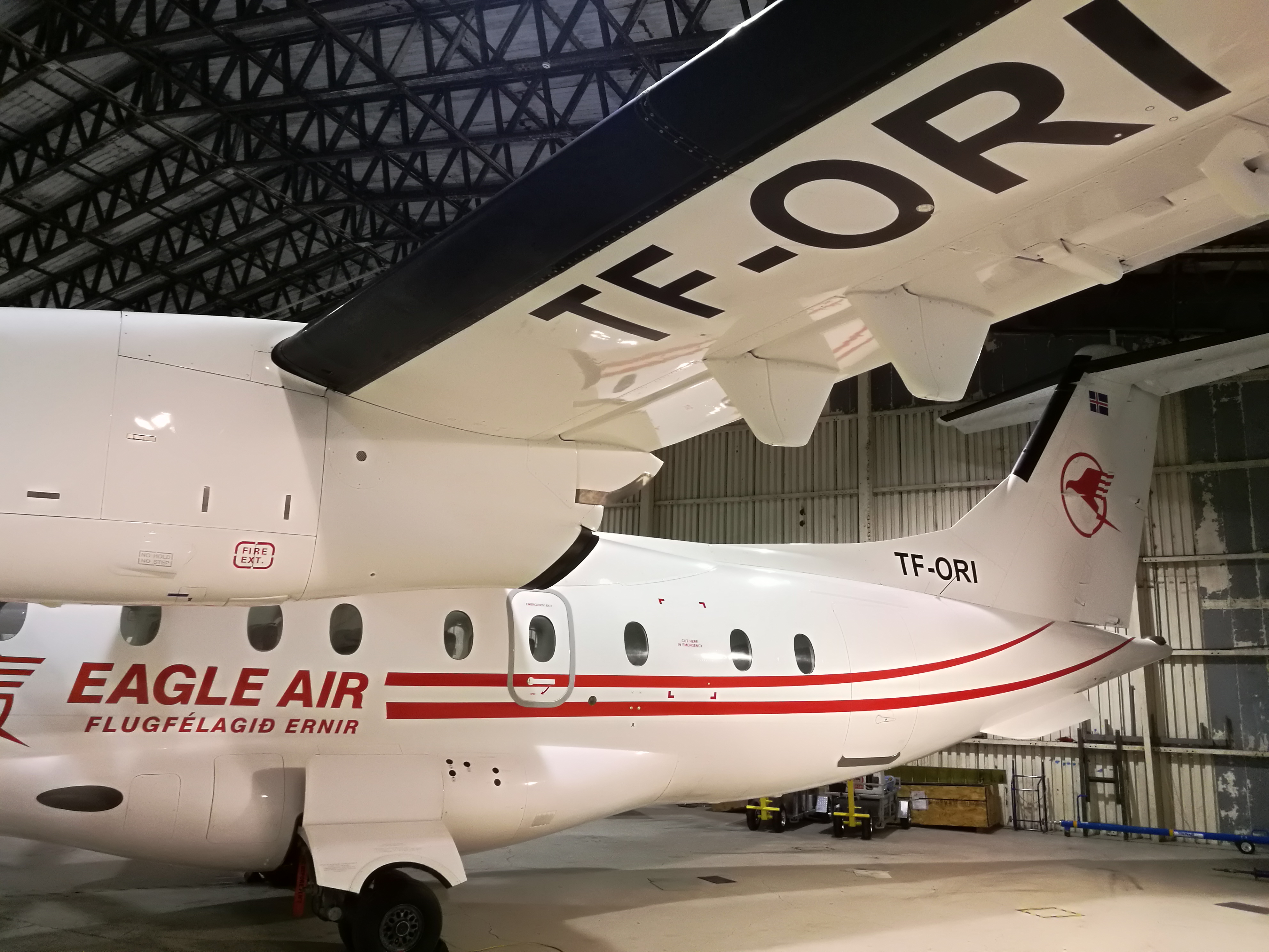 The "Eagle Air" Dornier 328 (reg. TF-ORI) // Source: Flugblogg