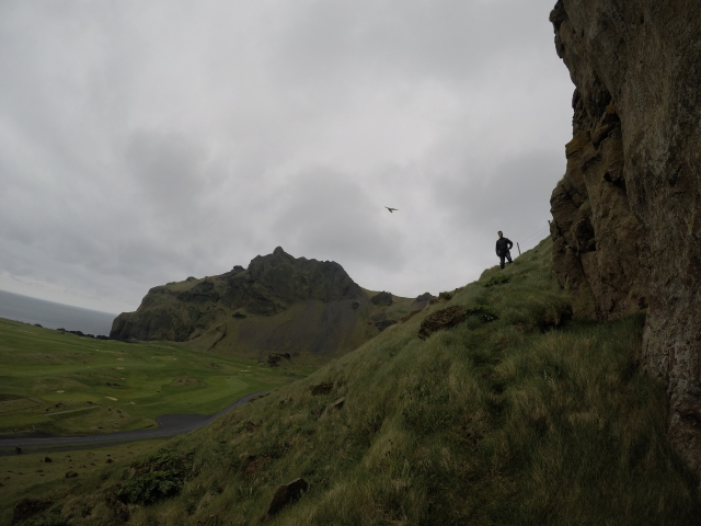 The hilly paths of Vestmannaeyjar