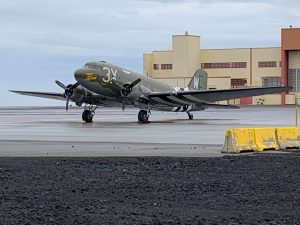 D-Day Squadron C-47 N47TB in Keflavík // Source: Markus Fürst