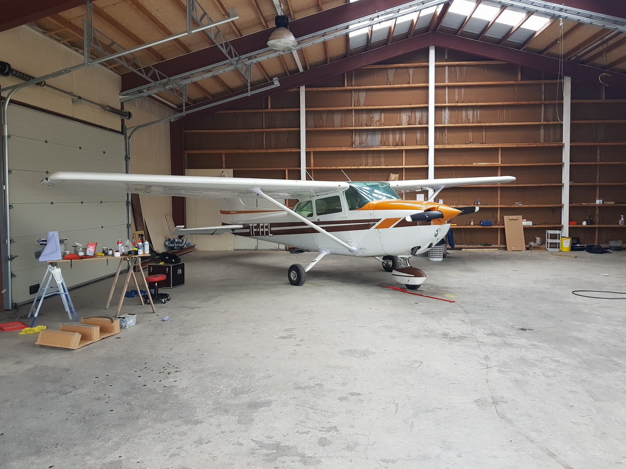 Reykjavik Flight Academy Cessna 172 reg. TF-FFL // Source: Vængir page on Facebook (Júlíus Björn Þórólfsson)