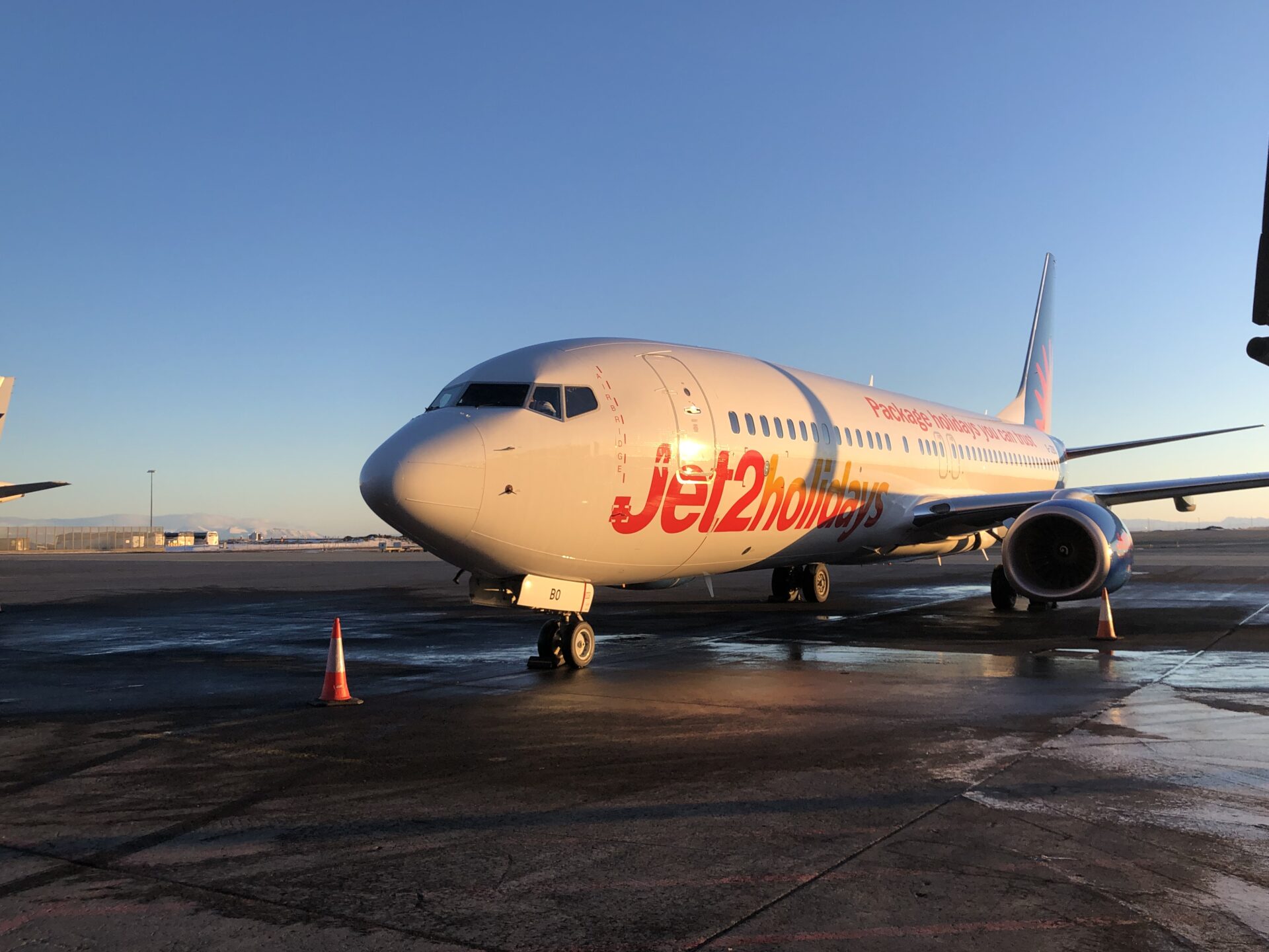 First arrival of Jet2.com in Keflavíkur in February 2019 // Source: Isavia