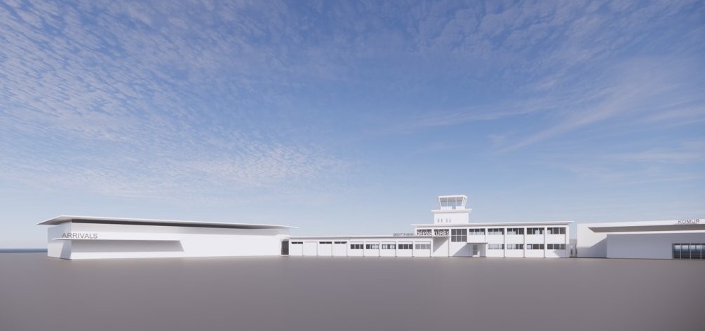 The concept view of the future terminal building in Akureyri airport // Source: Thorvaldur Ludvik Sigurjonsson