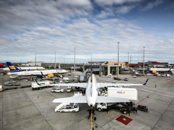 Icelandair Ground Service operations in Keflavik // Source: IGS