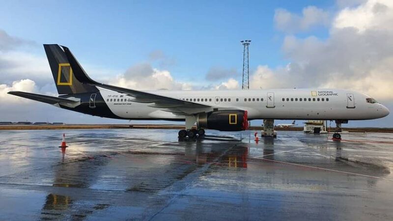 Icelandair Boeing 757-200 reg. TF-FIS with National Geographic livery in Keflavik // Source: Martin Zakis