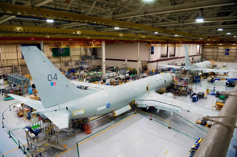 The fourth Poseidon MRA1 maritime patrol aircraft is due to be delivered to the RAF on Tuesday 3rd November 2020 // Source: RAF