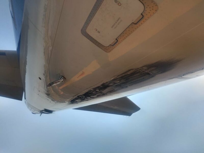 Interjet Airbus A321neo with reg. XA-JOE got tailstrike in Mexico City in February 2020 // Source: flyAPM (Twitter)