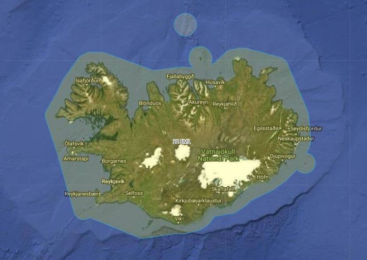 The borders of Icelandic national airspace // Source: Icelandic Ministry for Foreign Affairs