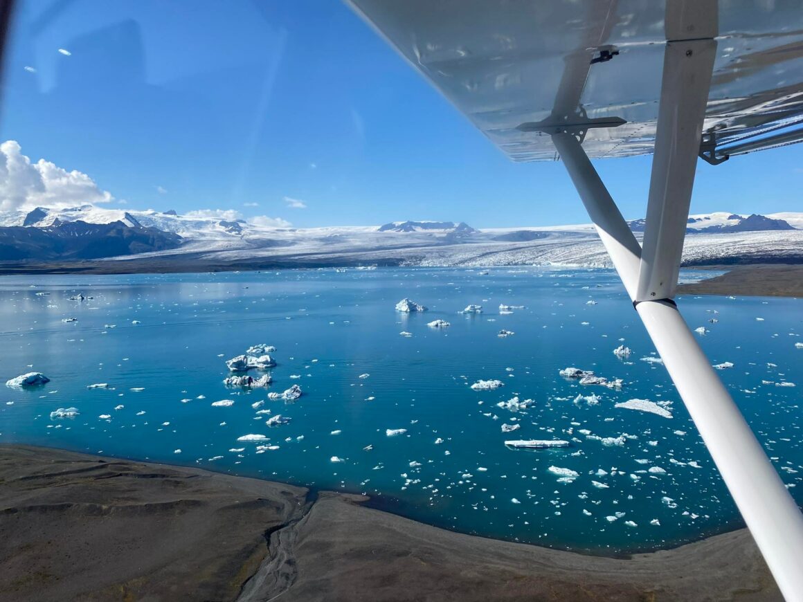 Óli Öder Magnusson is ferrying ultra-light ICP Savanah S to Iceland // Source: Óli Öder Magnusson