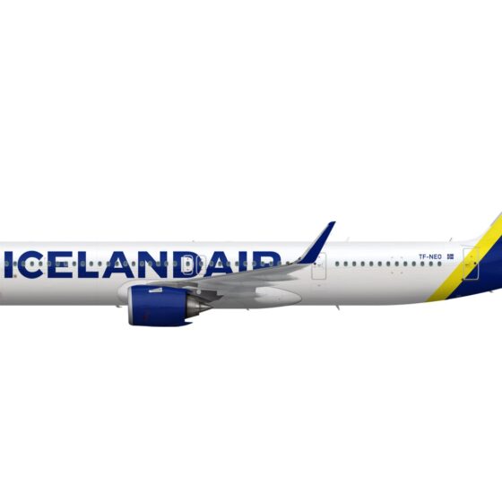 An example of Airbus A321XLR with Icelandair livery // Source: infiniteflight.com