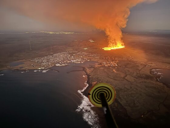 The eruption of January 2024 close to Grindavik on Reykjanes peninsula // Source: Icelandic Coast Guard